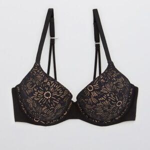 Aerie Sunnie Demi Push Up Blossom Lace Bra - 40C